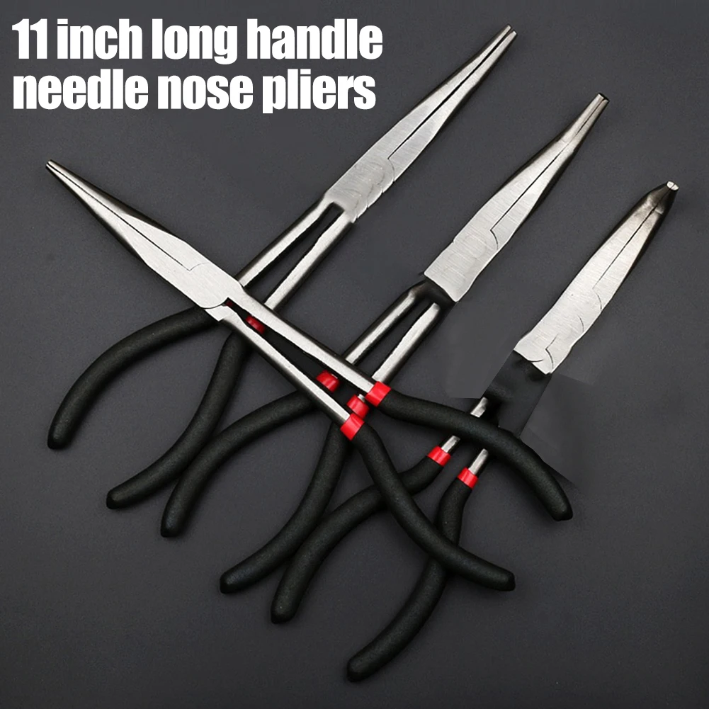 

11 Inch Pliers Curved Nose Pliers Ergonomic Anti-slip Grip Firm And Sturdy Humanized Design Comfort And Control