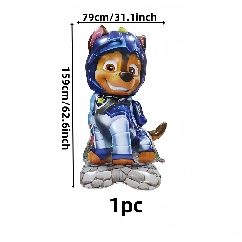 1PC extra grote hondenboogvormige PAW Patrol thema aluminiumfolie ballon voor feesten en partijen
