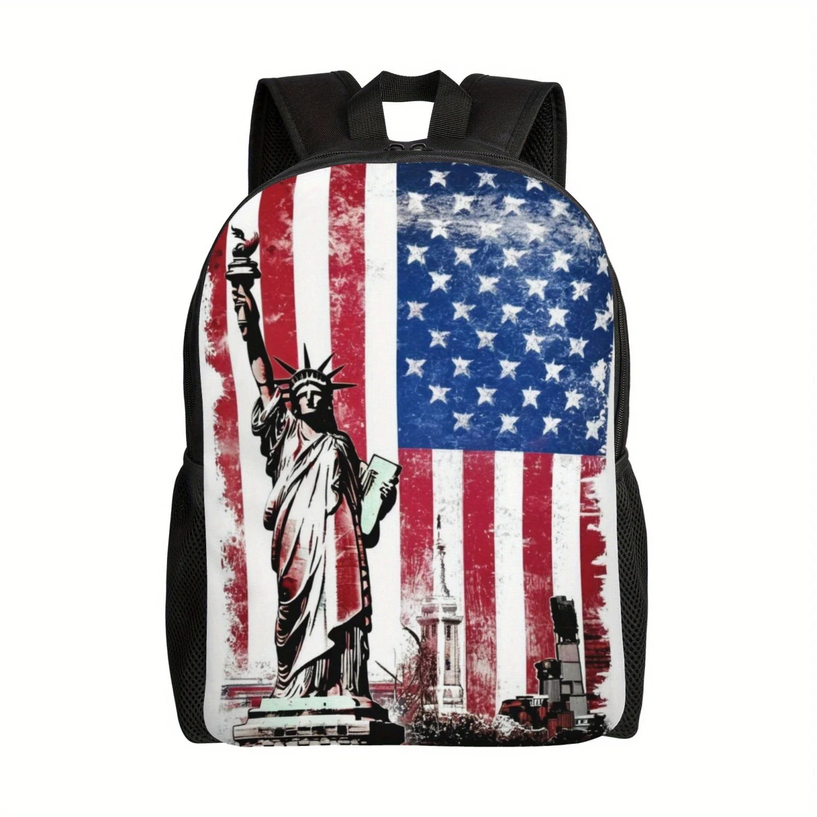 

Freedom Muse Like a Patriotic Backpack - Lightweight, Adjustable and Spacious for School, Work, Travel and Sports | Design