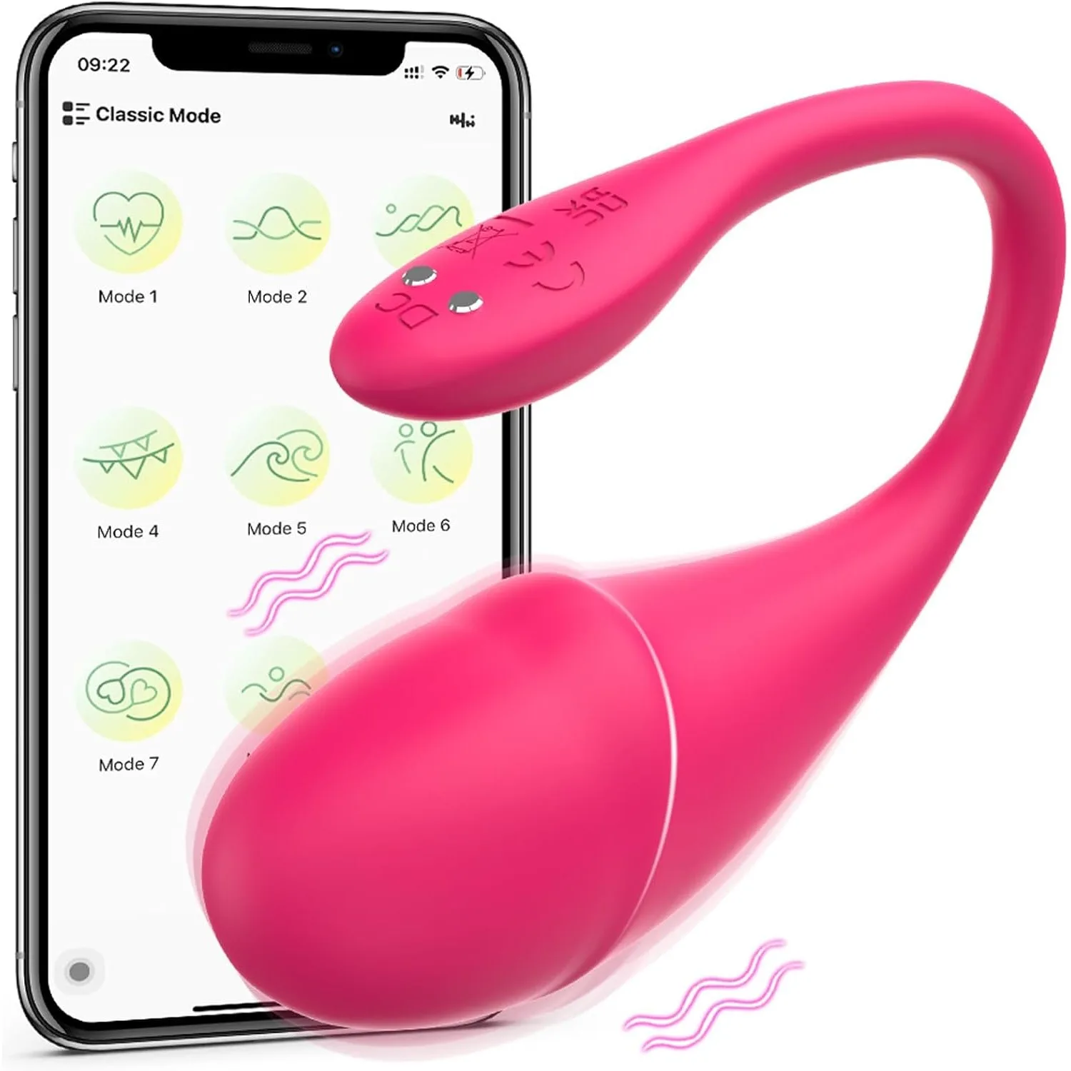 Vibrador portátil para mujer, Control por aplicación remota, Juguetes sexuales para adultos, Control remoto de larga distancia, estimulador del punto G, Panty, Juguetes sexuales, huevo