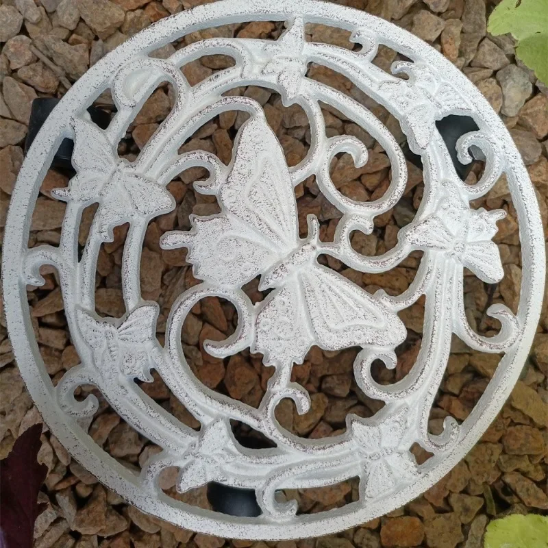 

Cast iron universal wheel mobile tray flower stand gardening garden materials