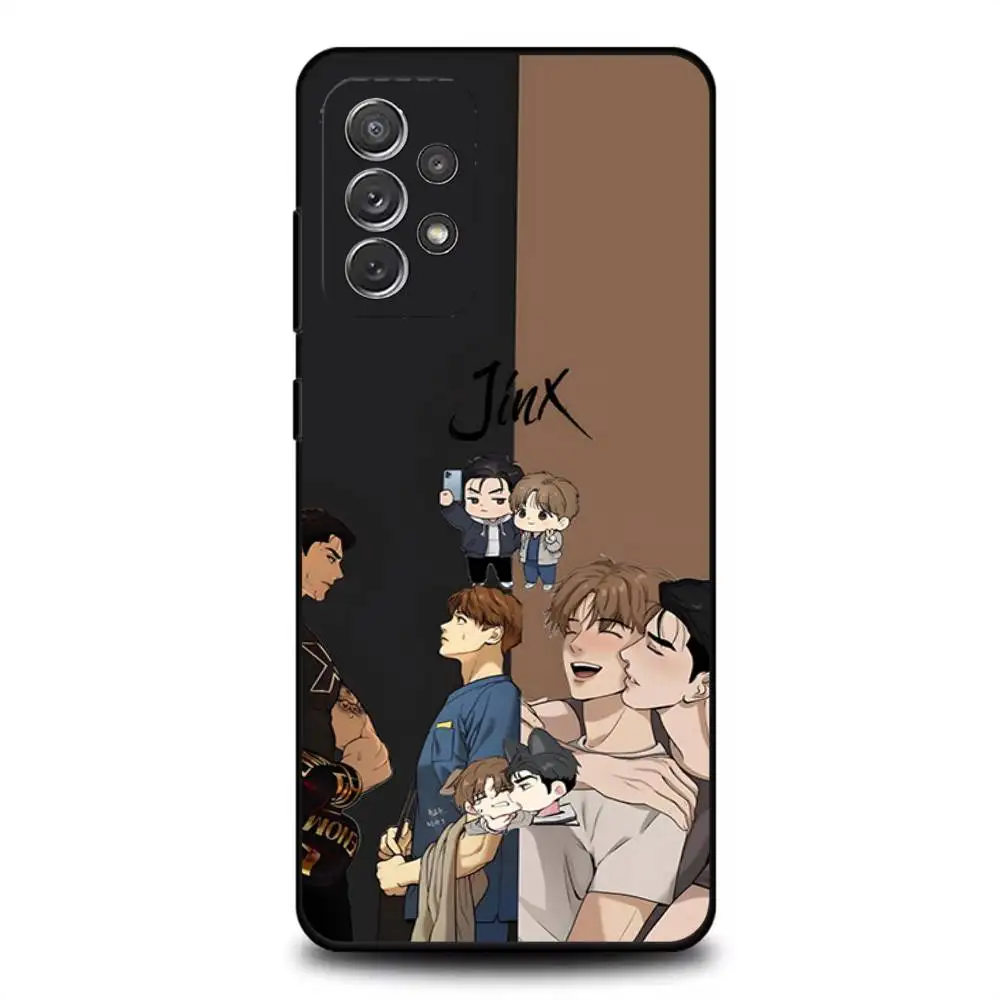 حافظة هاتف J-Jinx Jaekyung K-Kim D-Dan لهاتف سامسونج S 25,24,23,22,30,21,10,9,Ultra,Plus,Lite,FE,4,5G حافظة ناعمة سوداء #4