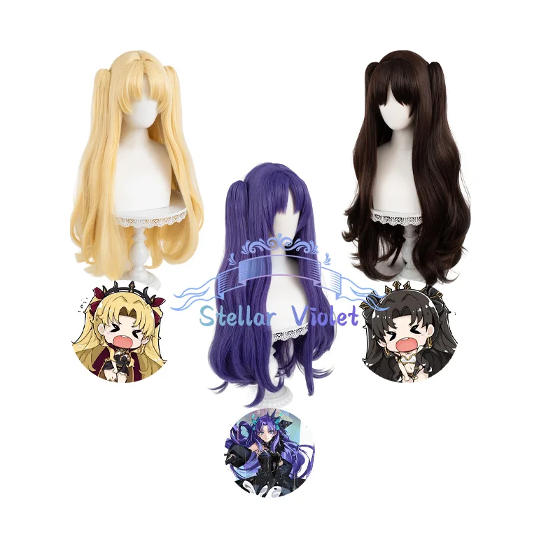 

Irkalla Ereshkigal Cosplay Wig Heat Resistant Game FGO Fate/stay Night Tohsaka Rin Cosplay Synthetic Wigs Space Ereshkigal Wig