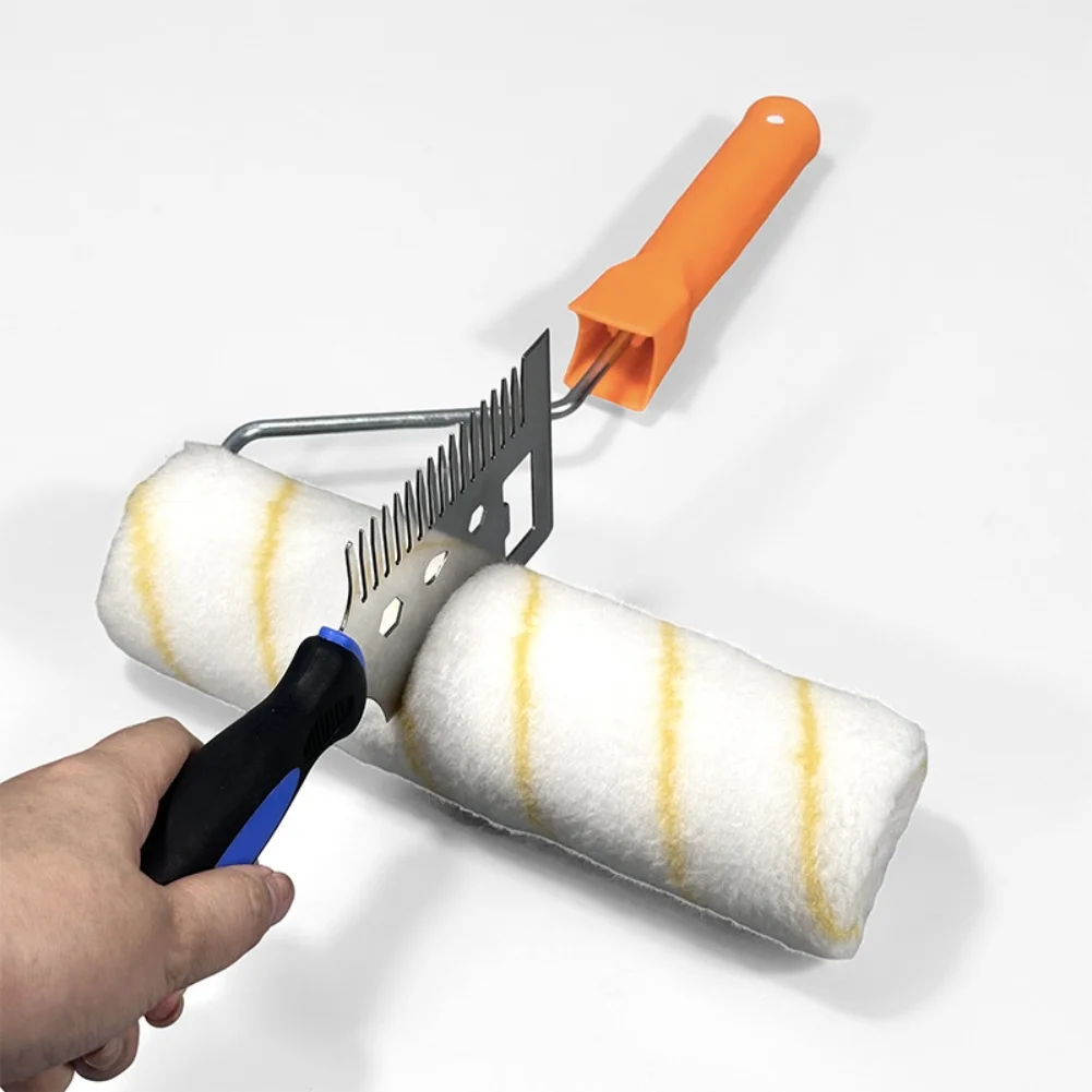 Farbschaber-Werkzeug, Edelstahl-Pinselwalzen-Reinigungswerkzeug, 0,4–1,4 mm Klingenstärke, robustes Farbschaber-Werkzeug