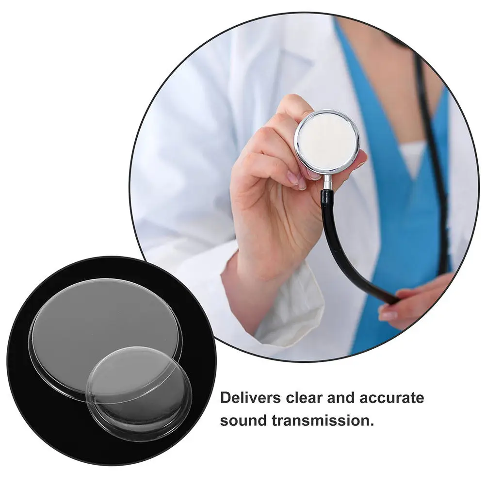 4Pcs Stethoscope Diaphragm Parts Advanced Frequency Modulation Diaphragm for Doctor Pediatric Adult Stethoscope Replacement