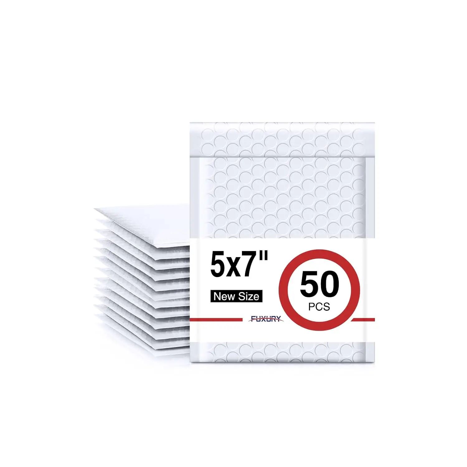 Waterproof Padded Bubble Mailers 5x8.6" 50 Pack Self Seal Envelopes for Jewelry Makeup Small Business