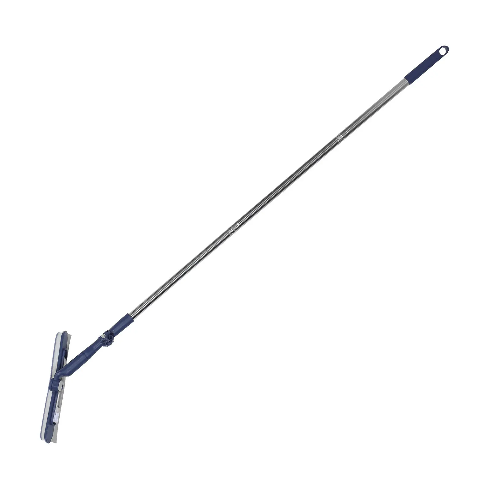 Adjustable Window Squeegee Extension Pole 47.2 Rotatable Locking Joint Adjustable Angle Glass Door Cleaner Household Window