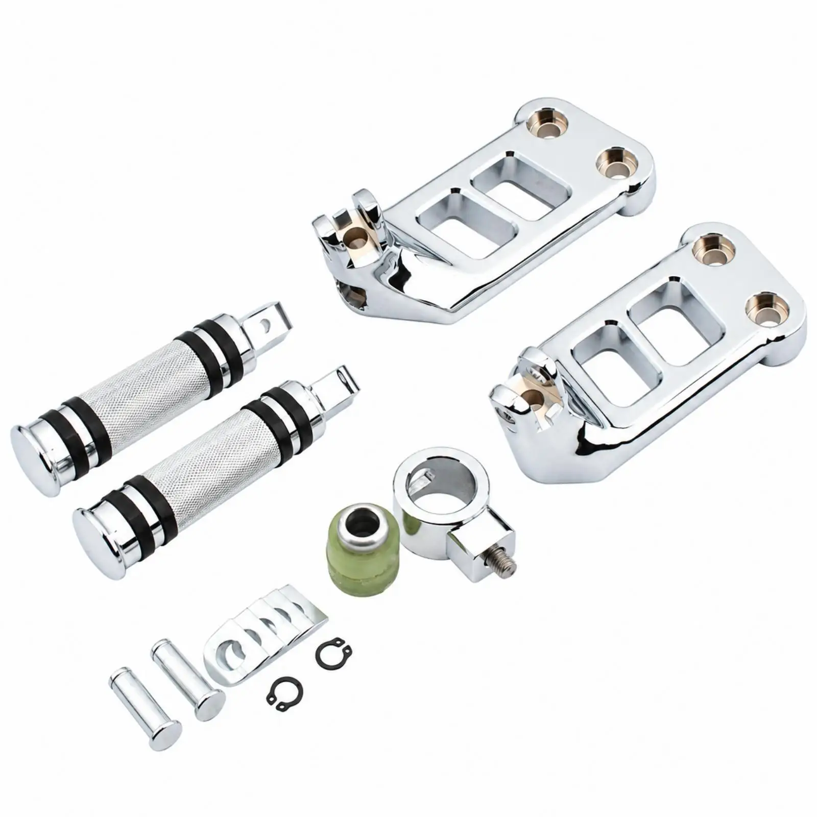 Harleymotorcycle Night Rod Special Footpeg Mount Rear VRSCDX Footpeg Mounting Bracket Kit Custom Grippy for Garage Builders