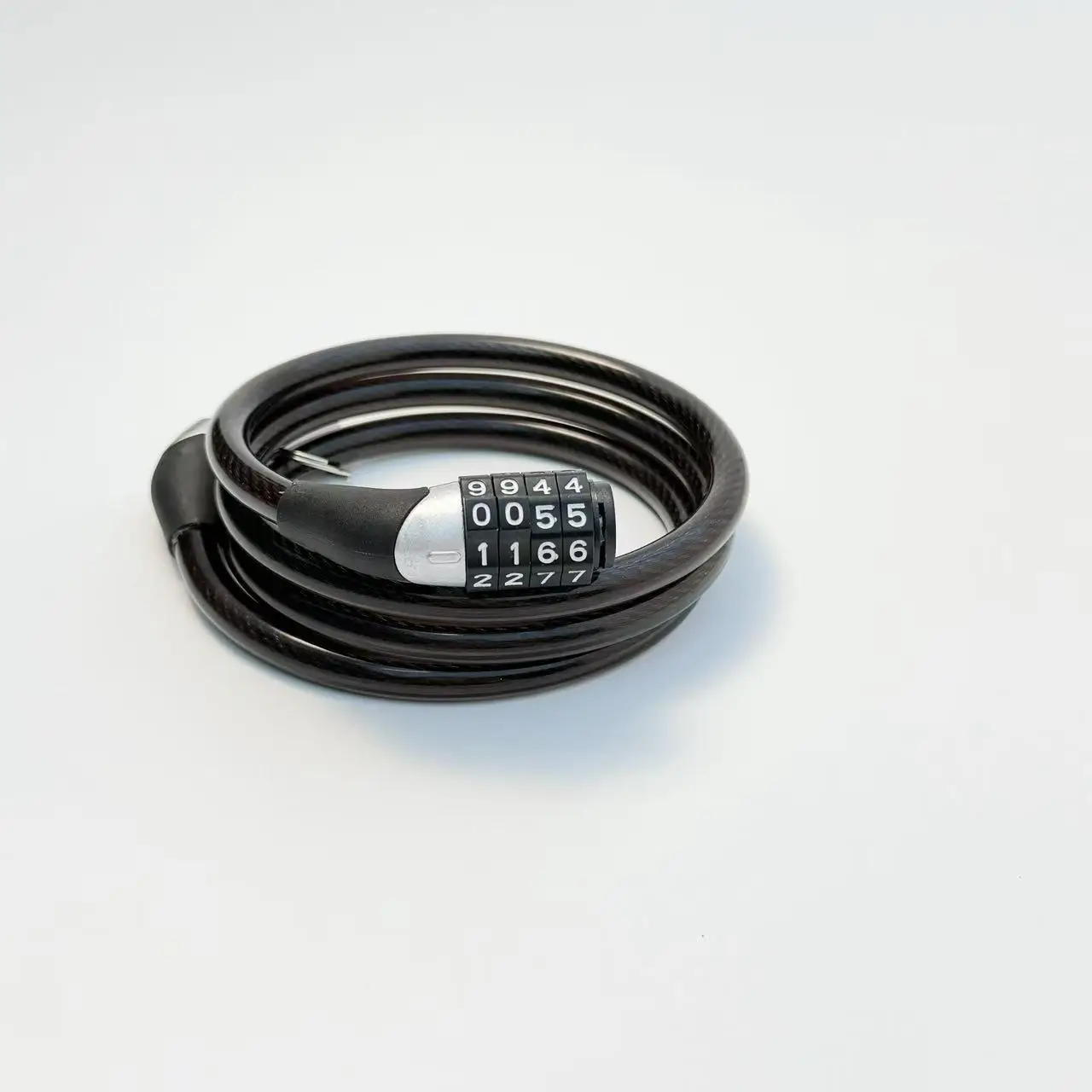 High Security OEM 4 Digit 8*1200mm Combination Wire Cable Lock Motorcycle E Scooter Bike Bicycle