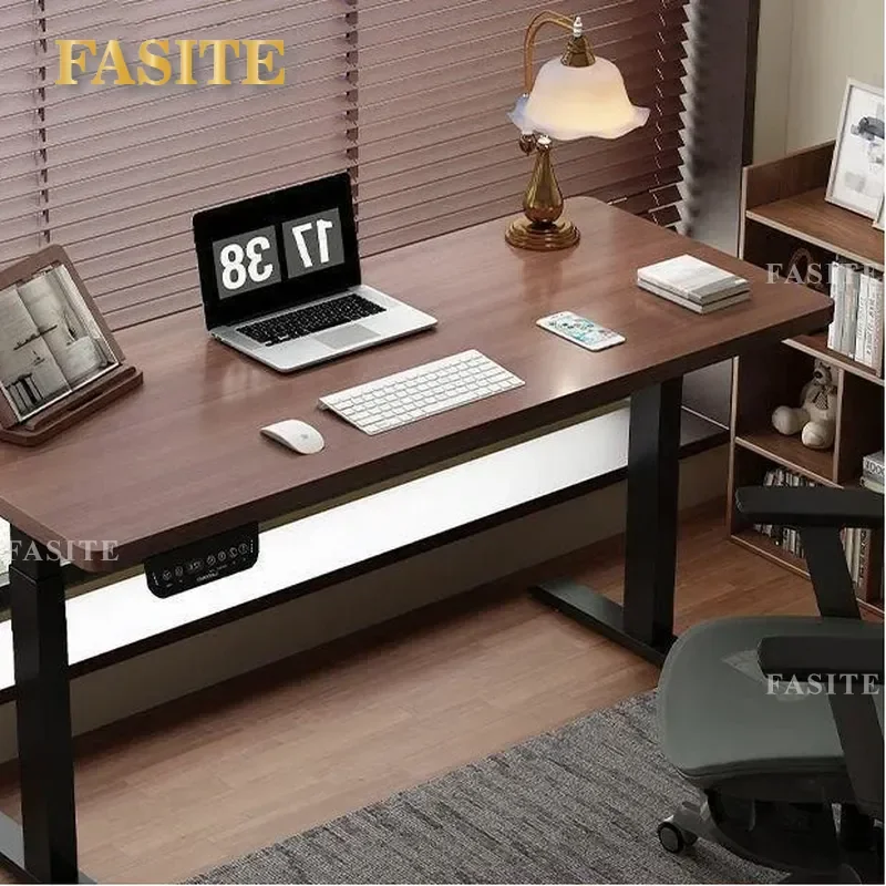 For Electric Lifting Computer Desk Adjustable Height Standing Table for Notebook Student Study Home Office Intelligent