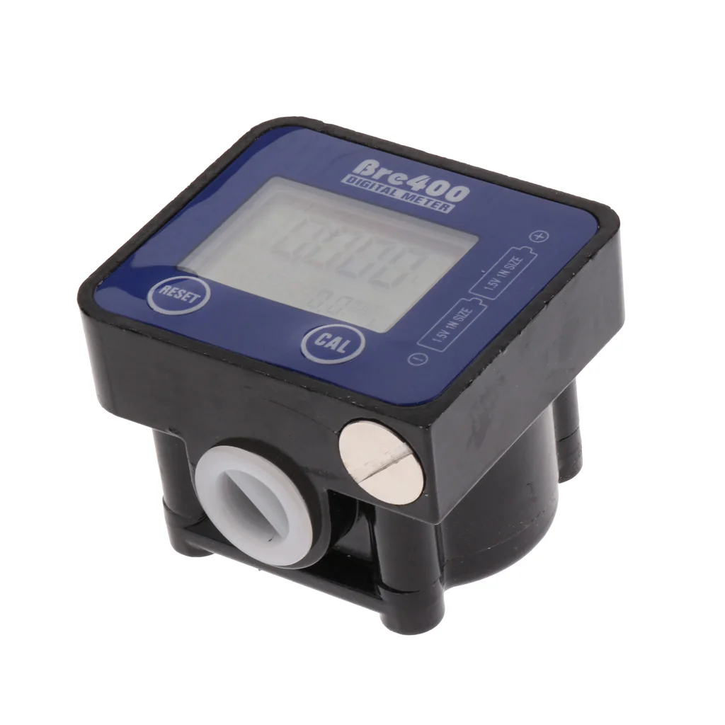 

Digital Electronic Flow Meter Water Oil Fluid Liquid With LCD Display