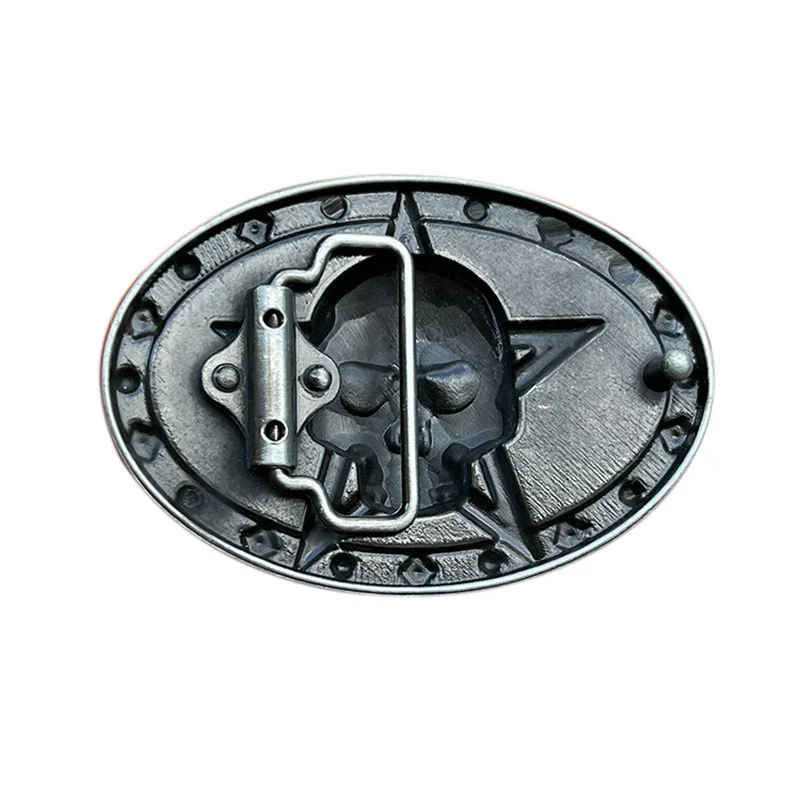 Pentagram Punk Riem Gesp Westerse Stijl