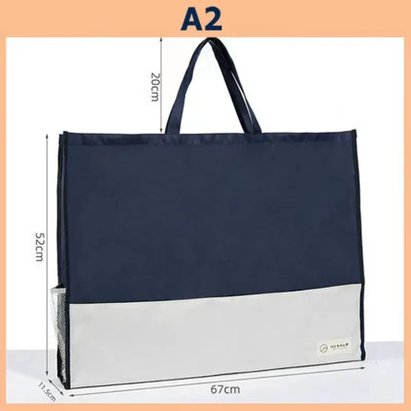 Imagem -06 - Bolsa Organizadora Portátil de Documentos para Mulheres Arquivo a2 Grande a3 Bolsa com Zíper Pasta a3 Bolsas de Armazenamento Moda Simples