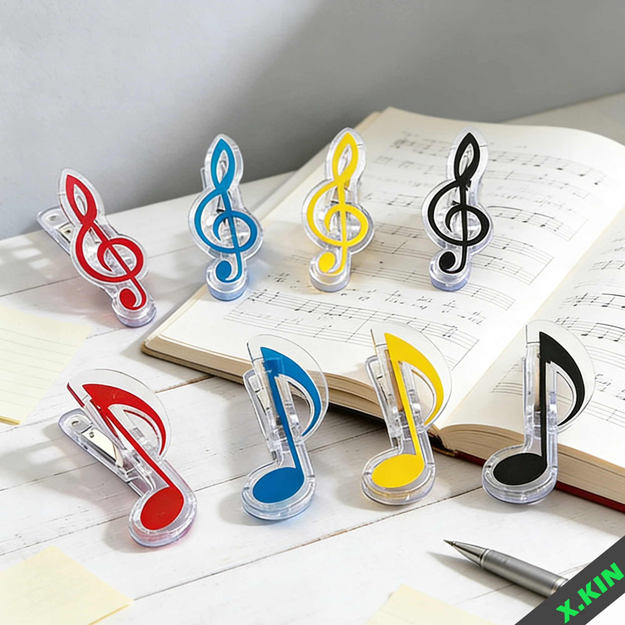Multi-Purpose Music Sheet Clip - Universal Page Holder for Piano Books, Documents - Essential Tool for Students & Players
