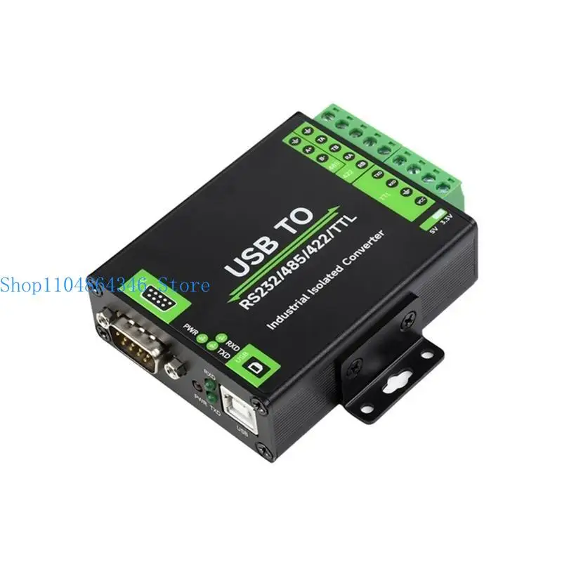 652F Industrial Grade USB to RS232/485/422/TTL Converter Onboard FT232RNL Chip