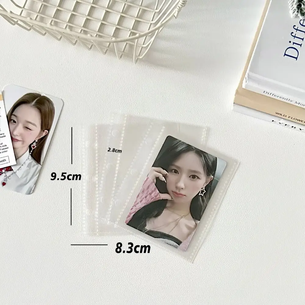 3-holes Photocards Scrapbook School Stationery Replaceable PP Photo Booth Frames Creative Idol Photo Cards Holder Girls Gifts