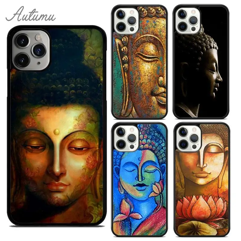 Buddha statue Vintage Phone Case for iPhone 15 16 SE2020 11 12 13 14 Pro Max mini 6 7 8 Plus coque Fundas Shell