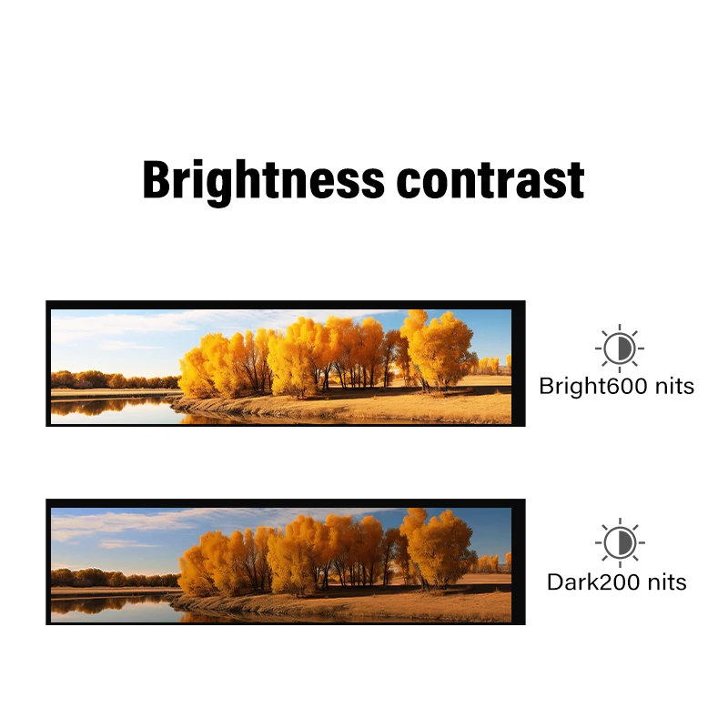 8.8 인치 터치 스크린 드라이버 보드, 1920x480 IPS 스트레치 바 디스플레이, 라즈베리 PI AIDA64 자동 LCD 디스플레이 HSD088IPW1-A00, 신제품