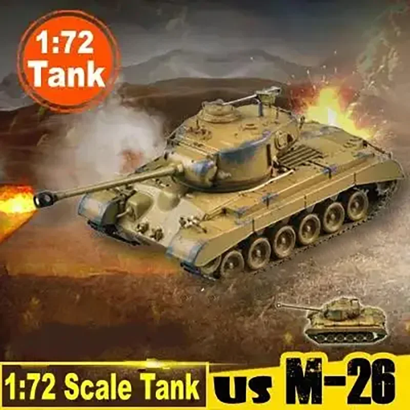 

Trumpeter 36601 Scale 1:72 Scale Tank Model US Army M-26 Pershing Heavy Tank Model Finished Static Collection