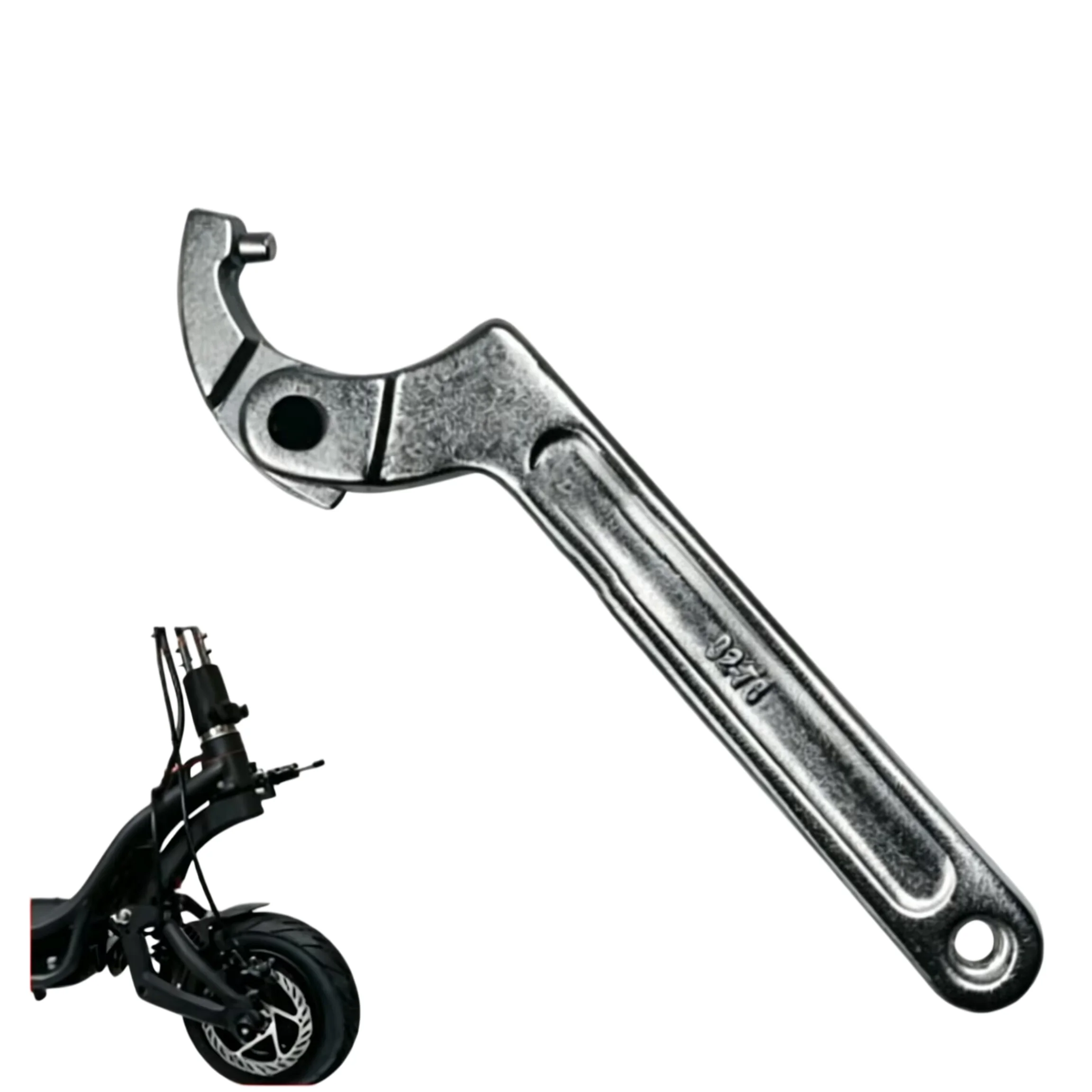 Multi-Functional Wrench Crescent Hook Tool for Nami E 2 Max Electric Scooter Rotating Head Folding Disassembly Accessory