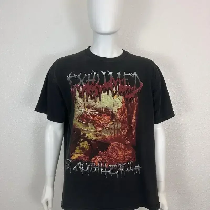 Vintage Exhumed Tour 2000 T-Shirt XL Goregrind Death Metal Band Tee