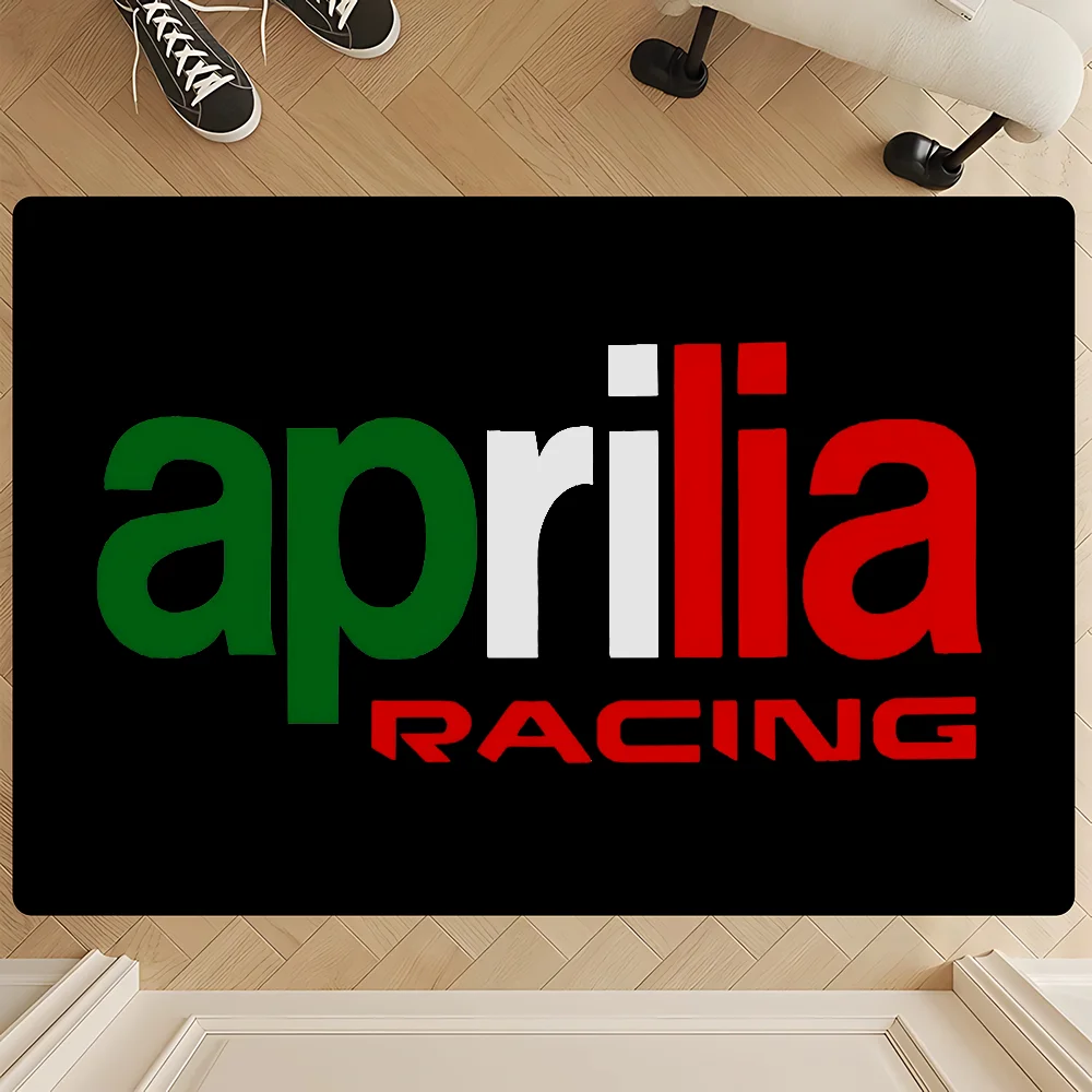 A-Aprilia Motorcycle Floor Mat Retro Multiple Choice Living Room Kitchen Rug Non-Slip Modern Home Decor