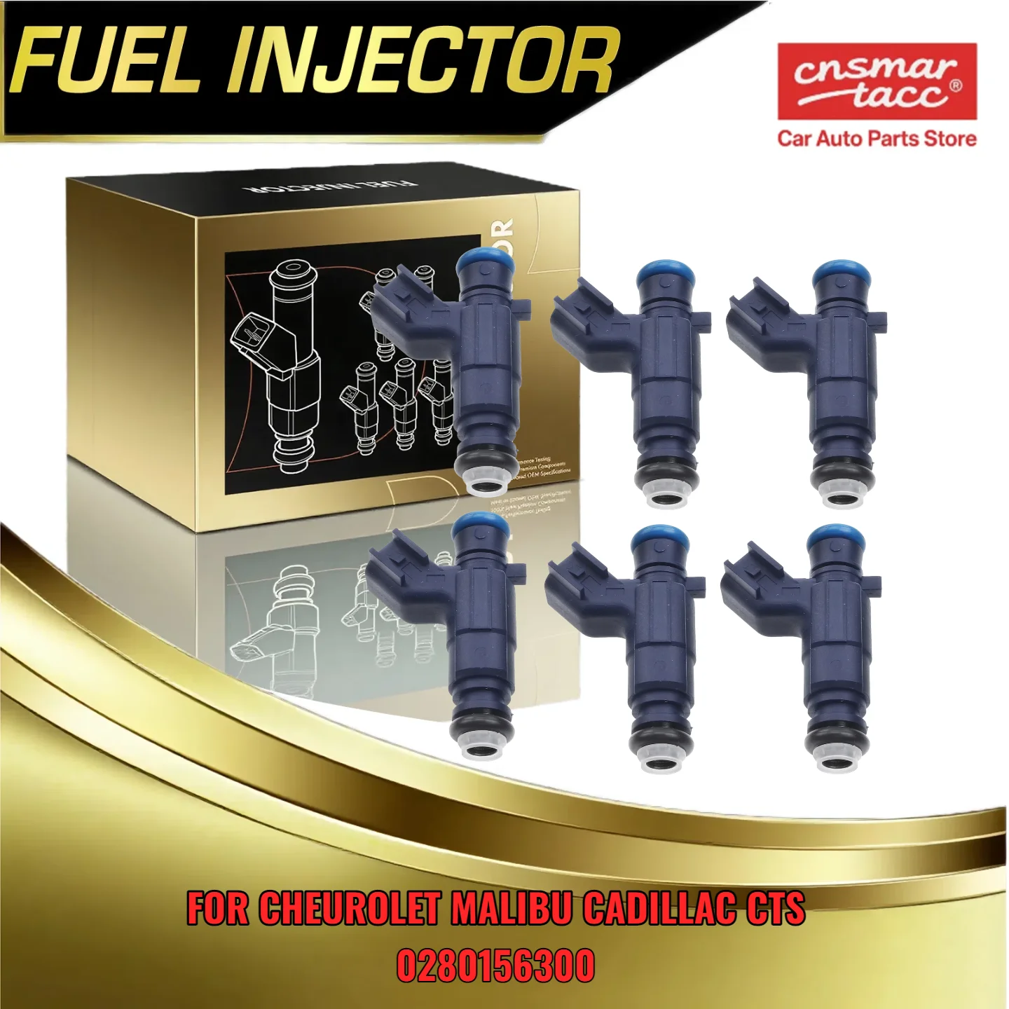 

6 топливных форсунок для Chevrolet Equinox Cadillac SRX 3 6L 0280156300