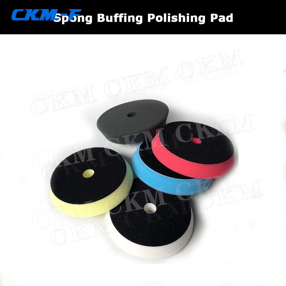 

(Single Sale) 3"/5"/6" Auto Car Spong Buffing Polishing Pads & Buffing Pads For DA/RO/GA Car Buffer Polisher