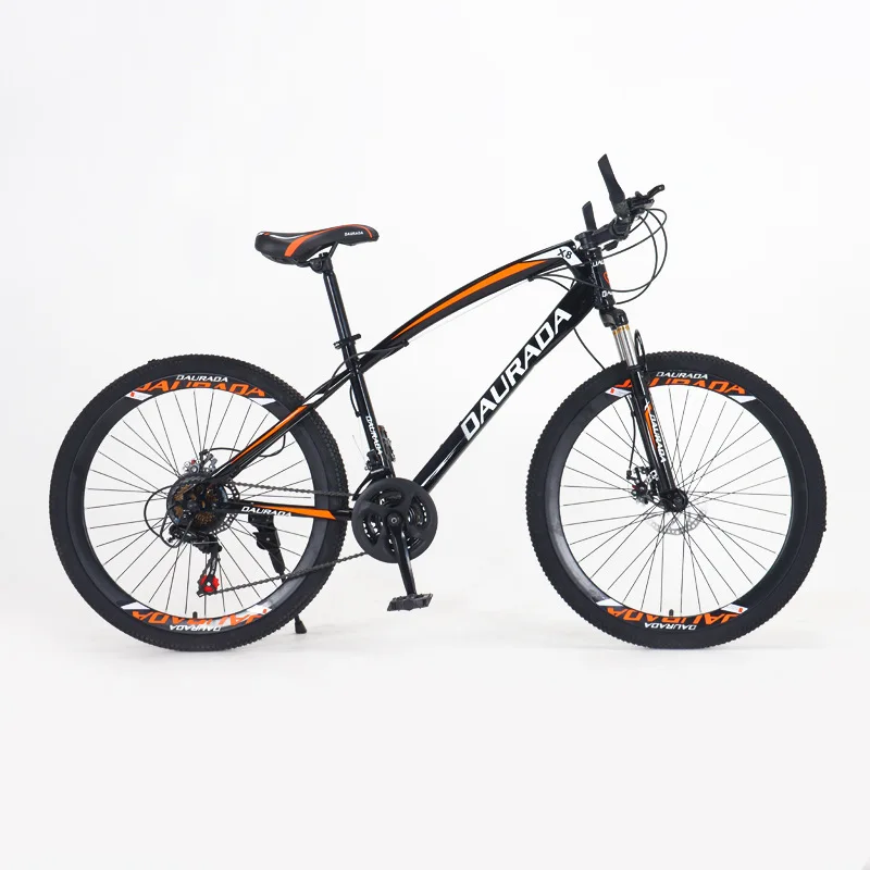 For High carbon steel 26 inch 40MM blade wheel 21 speed dual disc brake mountain bike