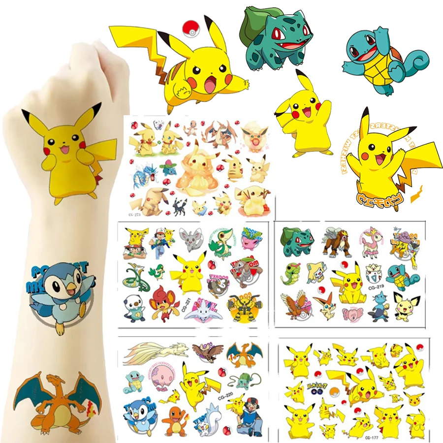 pokemon-pikachu-tatuagem-adesivos-festa-favores-dos-desenhos-animados-criancas-arte-tatuagens-temporarias-presente-de-aniversario-fontes-de-festa