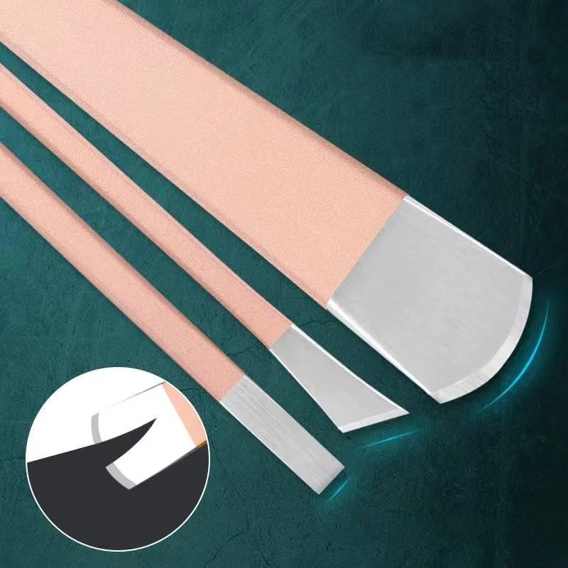 Professional Pedicure Hand Foot File Callus Dead Skin Removal Manicure Nail Ingrown Cuticle Scraper Feet Knife Stainless Steel