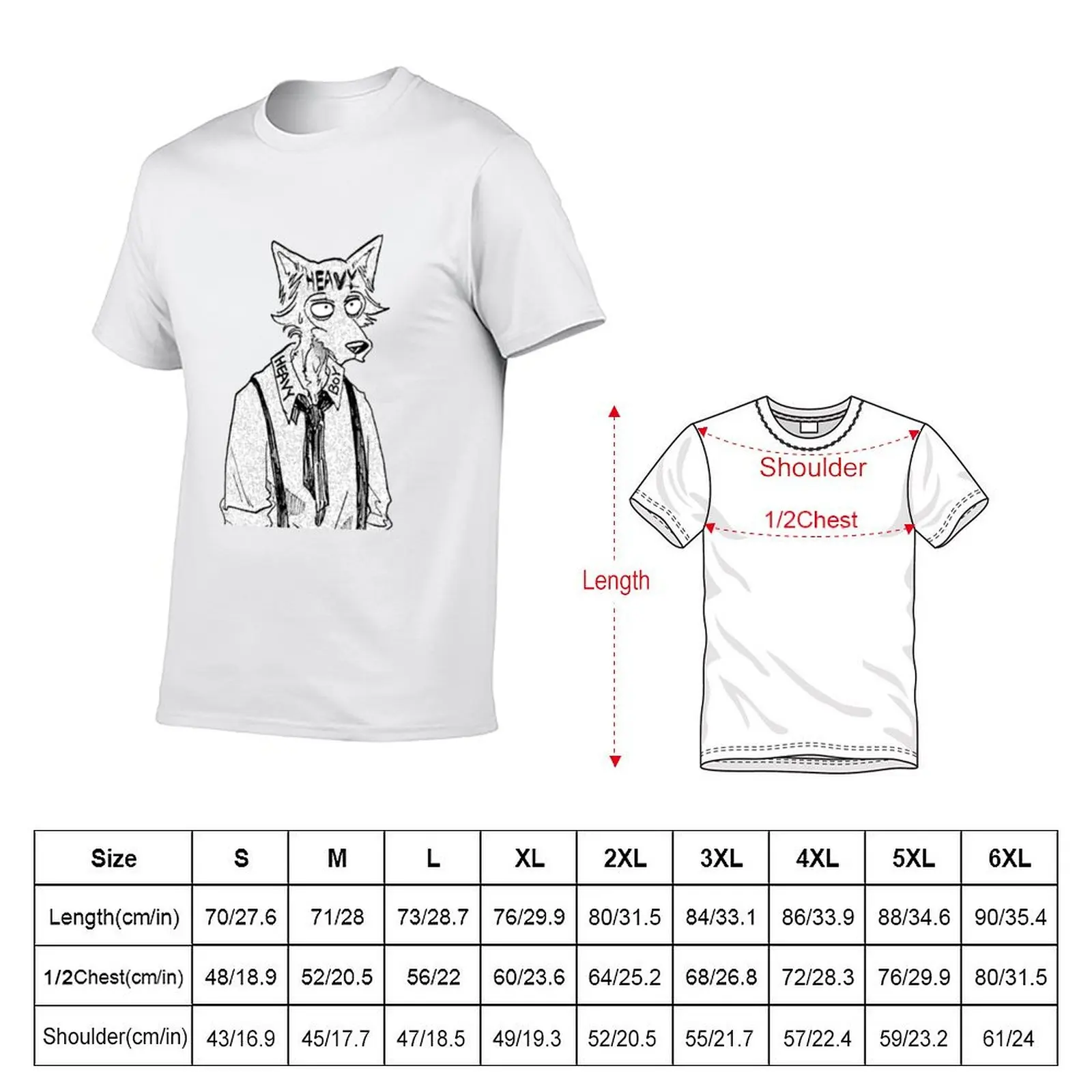 Legoshi Heavy Boy T-Shirt Active Wear Sports T-Shirt for Men