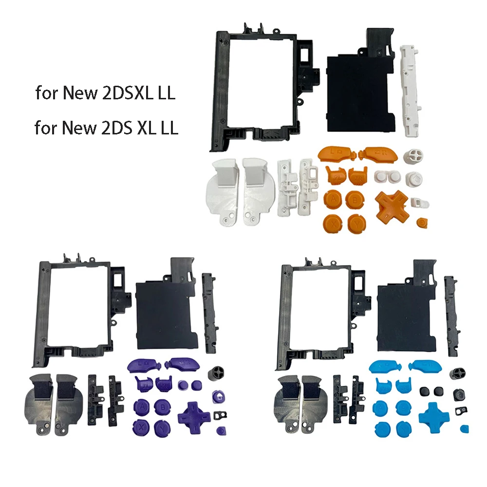 

for NEW 2DSXL LL Button Sets Game Console Frame Shell Replacement Keys Rapair Parts for Nintendo NEW 2DSXL LL Buttons Border