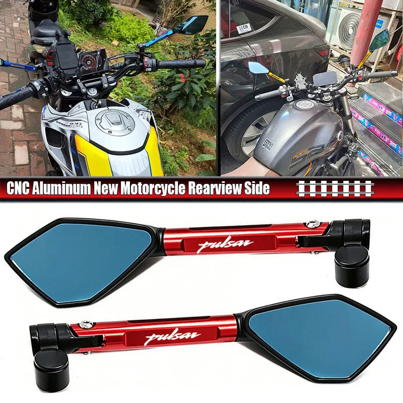 Fit For Bajaj Pulsar 200 Ns200 Rs200 Ns150 Ns160 Rouser Pulsar 125 135 150 160 180 New Motorcycle Rearview Side Mirrors