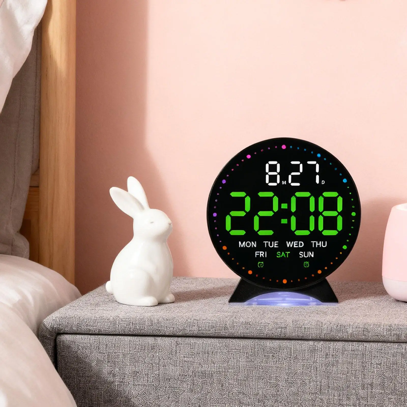 Silent LED Desk Clock 3