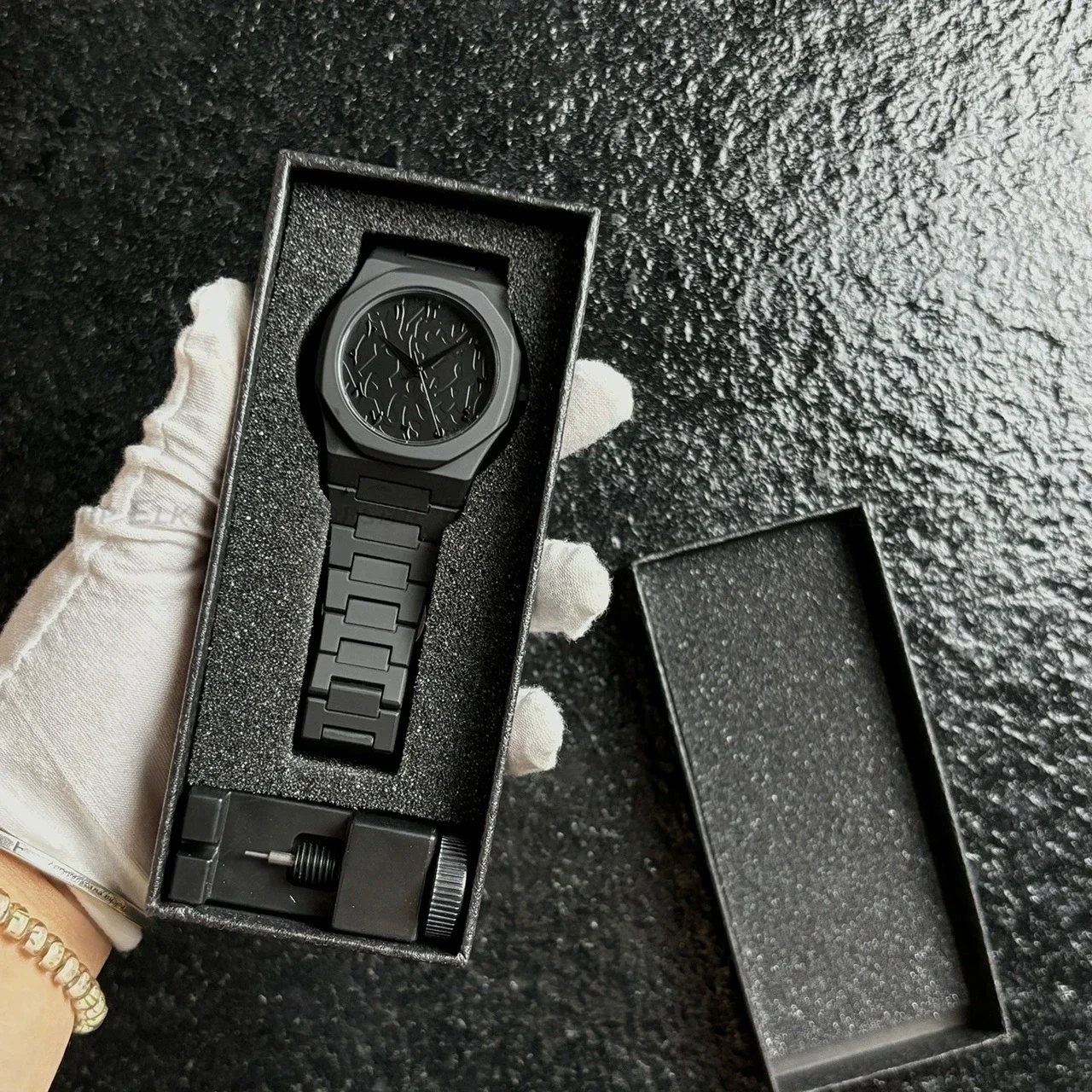 남성용 여성용 비즈니스 시계 방수 플라스틱 손목 밴드 시계 세련된 캐주얼 석영 손목 시계(상자 제외)