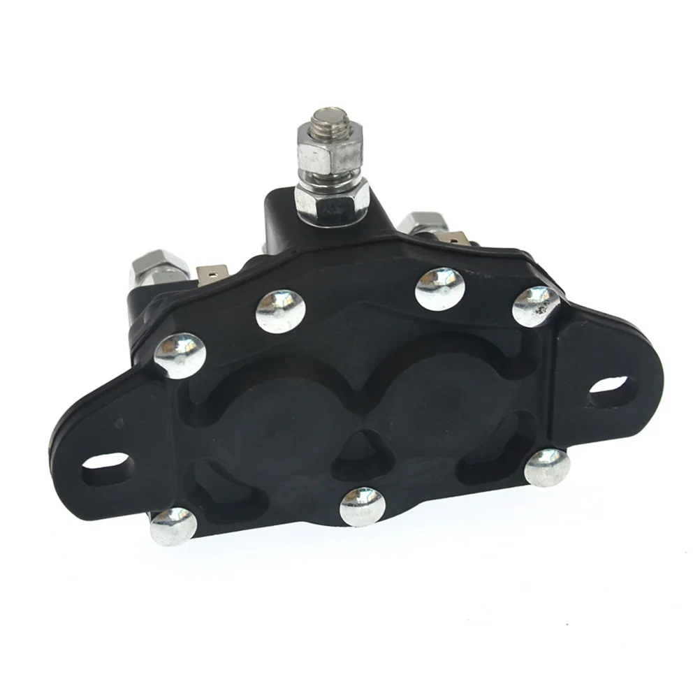 

Mikinona 12V Winch Relay Off Switch Electromagnetic Solenoid Accessory Easy Installation General Purpose Automotive