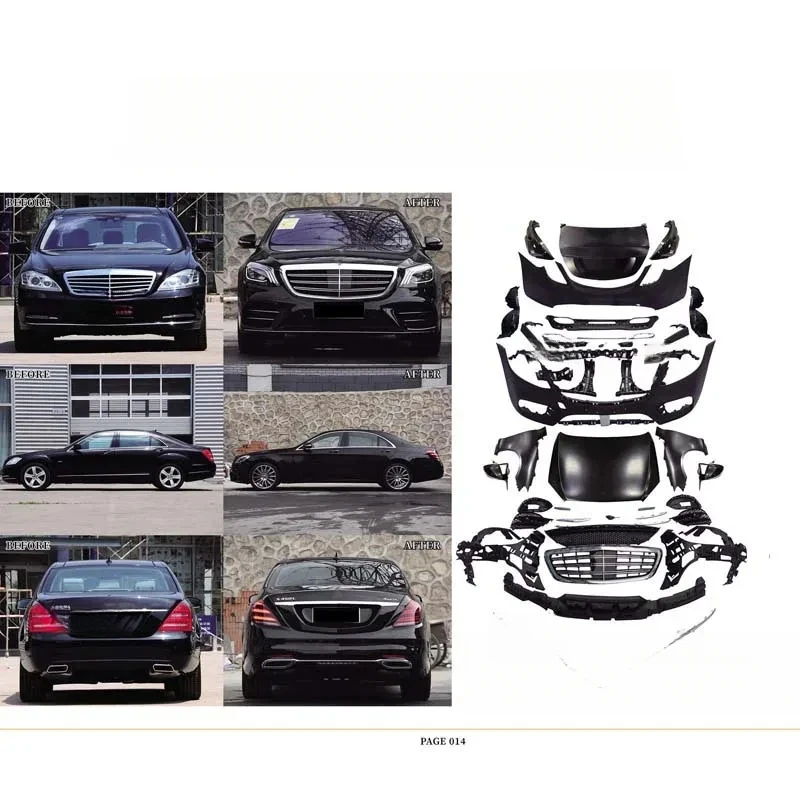 Factory Hot Sale Auto Tuning Accsori Body Kit S-Class 0- S4 Parts Refurbished