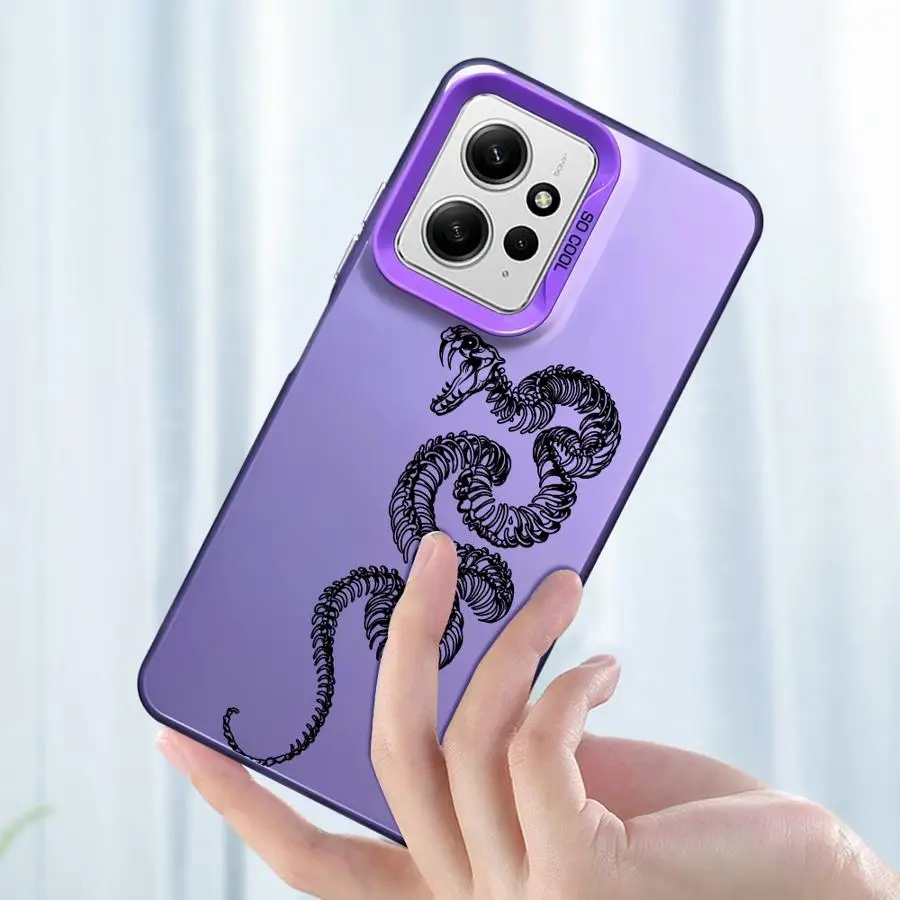 Snake Bone Phone case for Xiaomi Redmi Note 10 11 12 13 S Pro 4G 5G 11ProPlus 12ProPlus 13ProPlus 5G Funda case