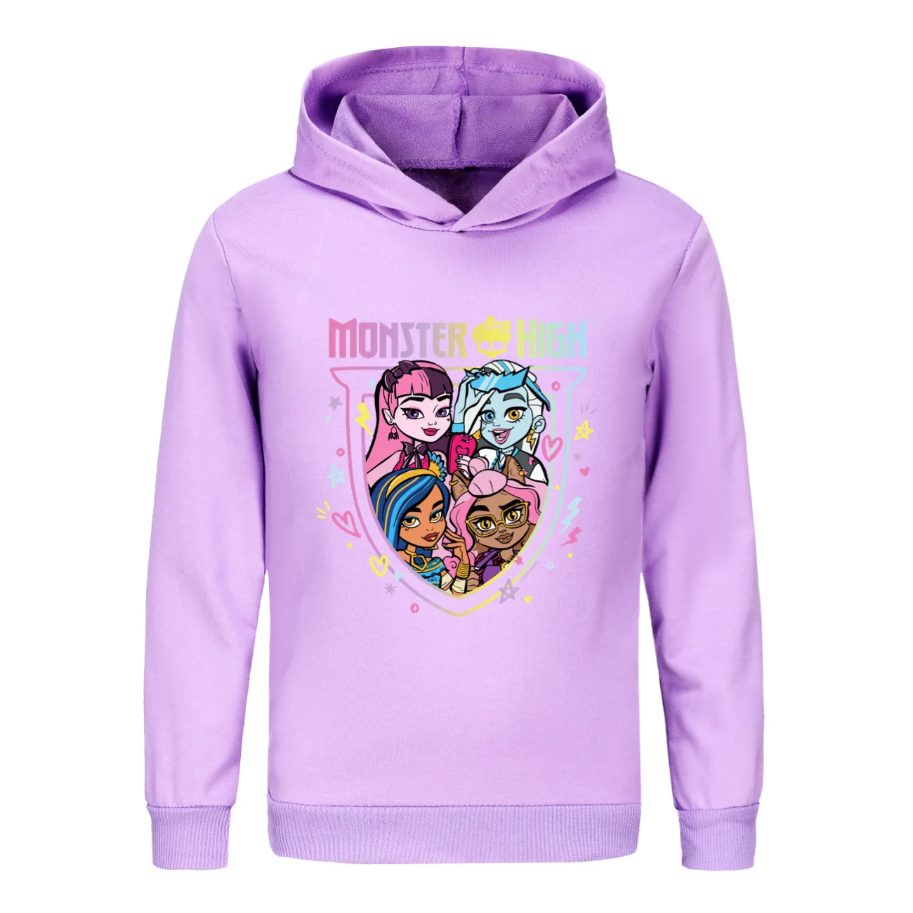 Monster high hooded top hoodie sweater 3532