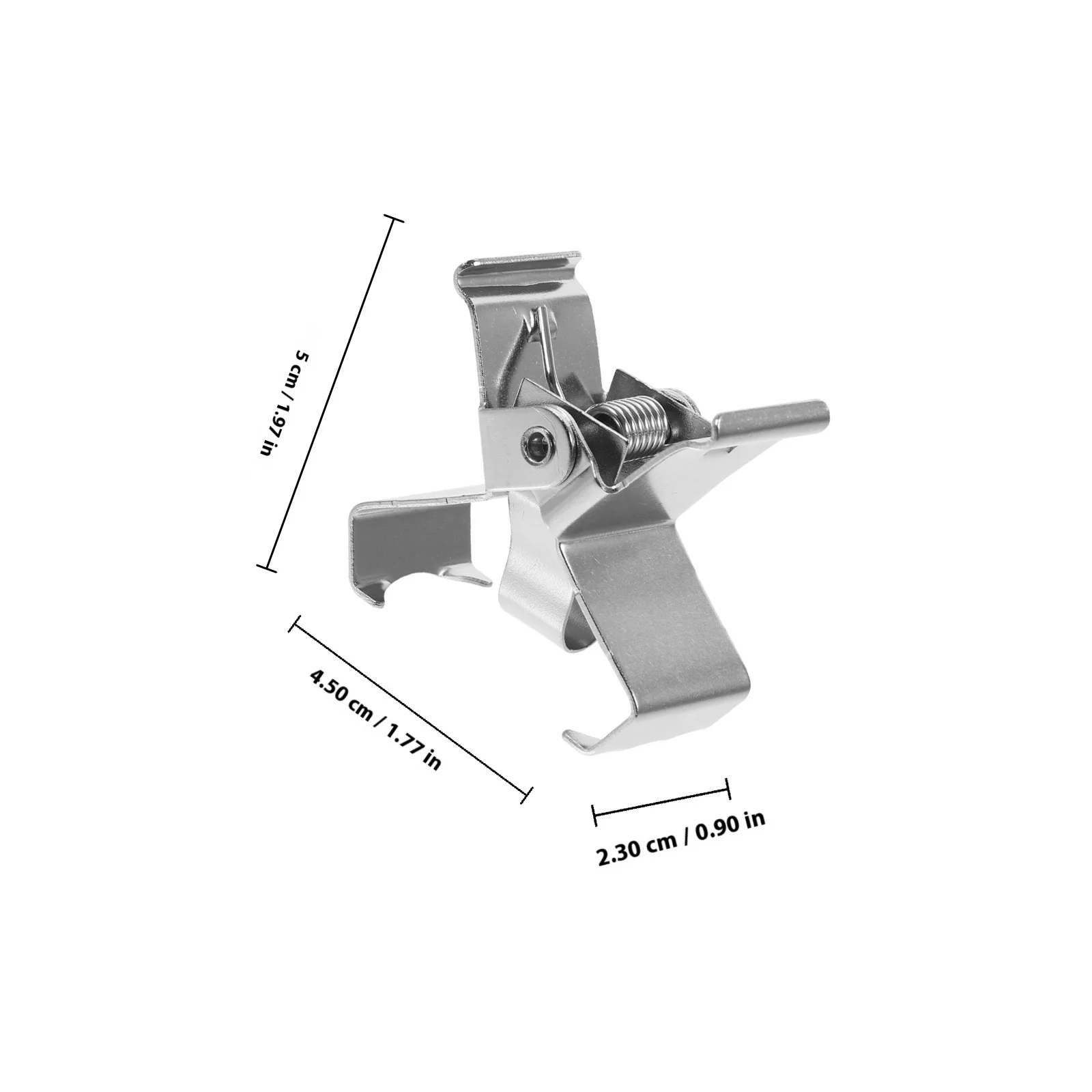 2 قطعة مقاطع اللوحة الزيتية الفولاذ المقاوم للصدأ إطار معدني قوي المشابك ل حامل القماش الرطب لوازم الفن مقاطع قماش مبللة #3