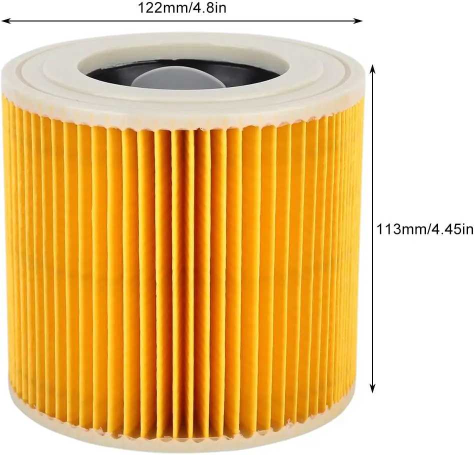 Cartridge Filter Karcher Wd3 Air Filter for A2004 A2054 A2204 A2656 WD2. 250 WD3.200 WD3.300 Wet/Dry Vacuum Cleaner Part