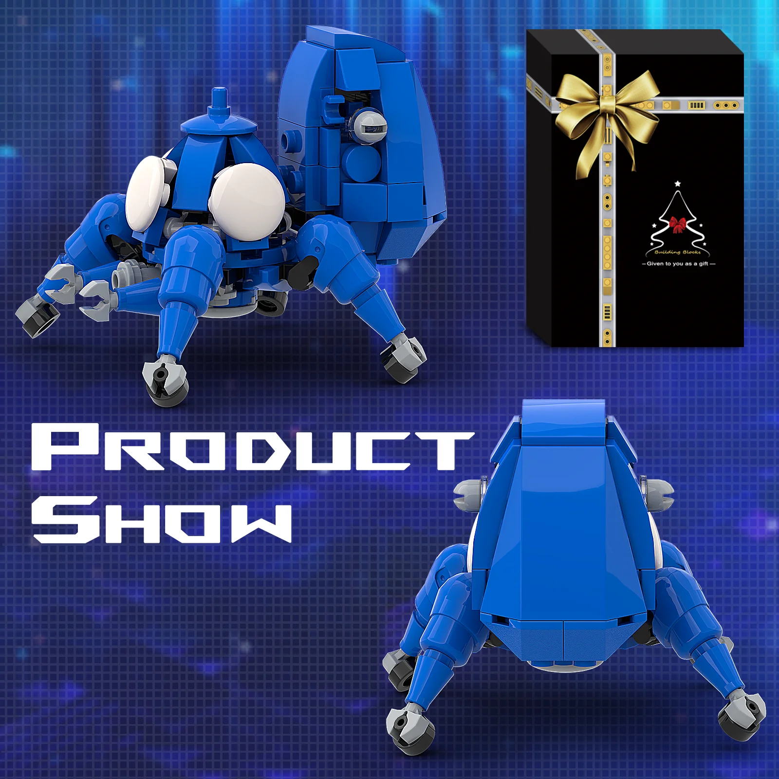 Ghosted in the Shell Robot Building Blocks Set For Cartoon in the Shell Intelligent Vehicle Bricks Toys Gifts