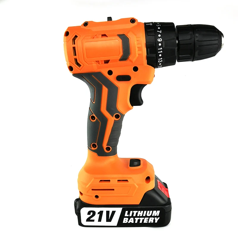 

21 90Nm Electric Cordless Brushless Drill Hammer Drill Screwdriver DIY Power Tool Rechargeable for Without Makit Battery