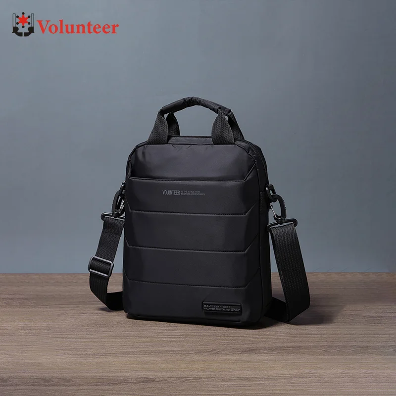 VOLUNTEER Shoulder Bag Men New Casual Phone Oxford Cloth Travel Sling Bag Male Trendy Commuter Multifunctional Handbag 1713-04