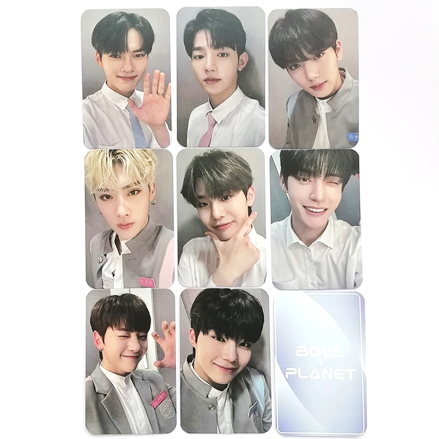 KPOP ZB1 9pcs Selfie Photocards Boy Planet New Group Double-Sided LOMO Cards Ricky ZEROBASEONE Fans Collections