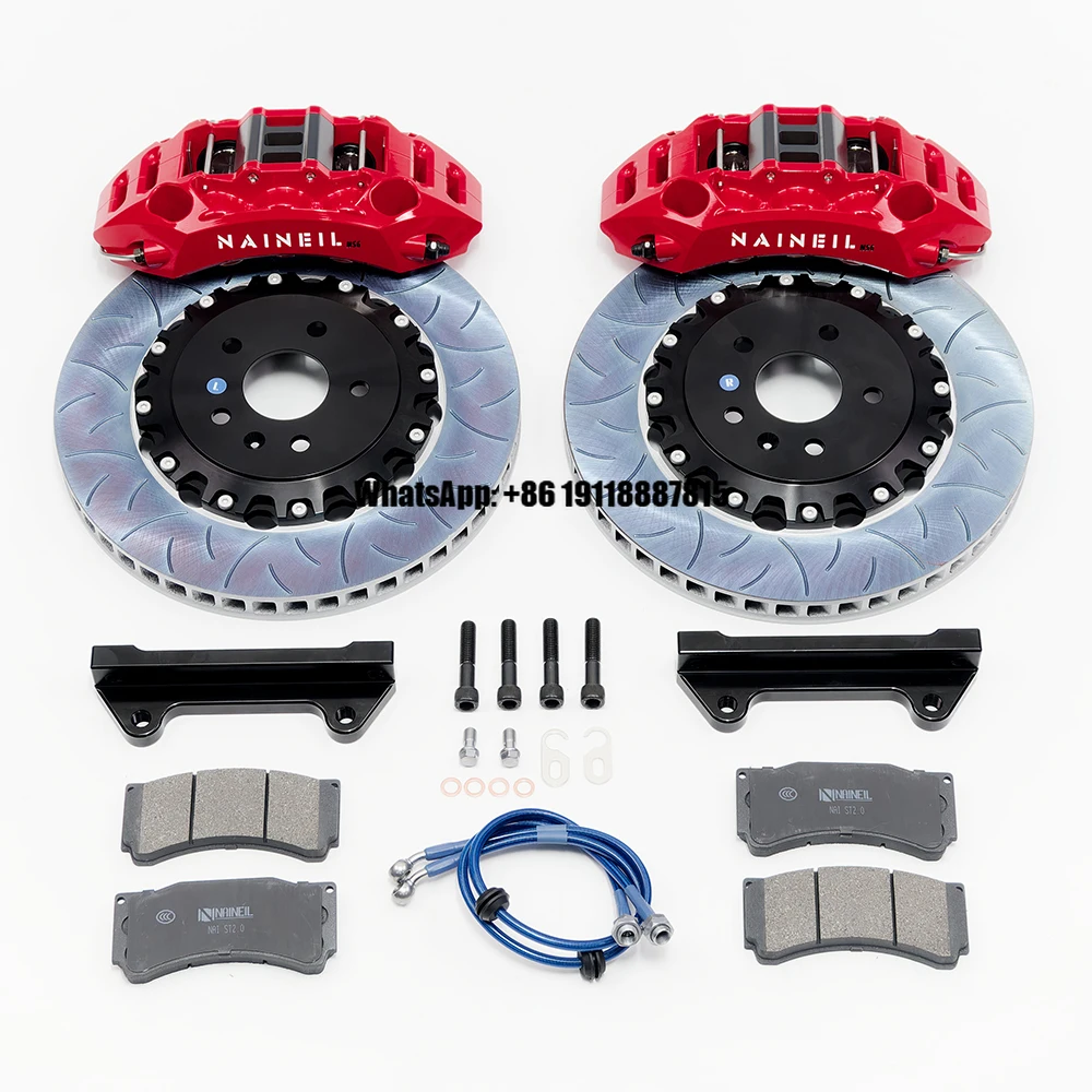 

Тормозная система NAINEIL Performance, передние кованые 6-поршневые суппорты, комплект увеличенных тормозов для Audi A3 S3 8Y