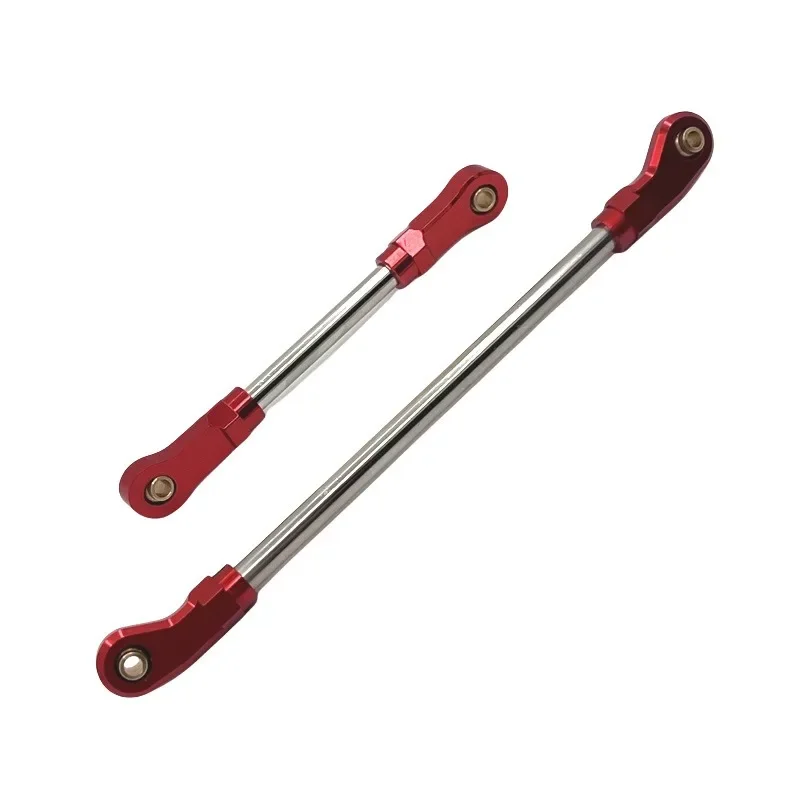 

WLtoys 1/10 104006-104026 Full Metal Steering Upgrade Kit (6061 Aluminum CNC Machined Adjustable Tie Rods & Servo Links)