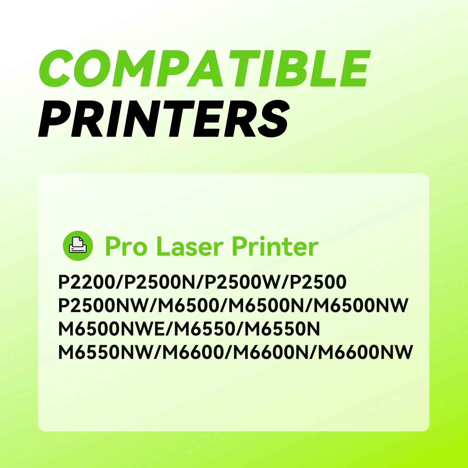 PA210 PA-210 PA-210EV Refillable Toner Cartridge Permanent Chip for Pantum P2200 P2500 P2500W M6500 M6550 M6600 M6500N 1.6K