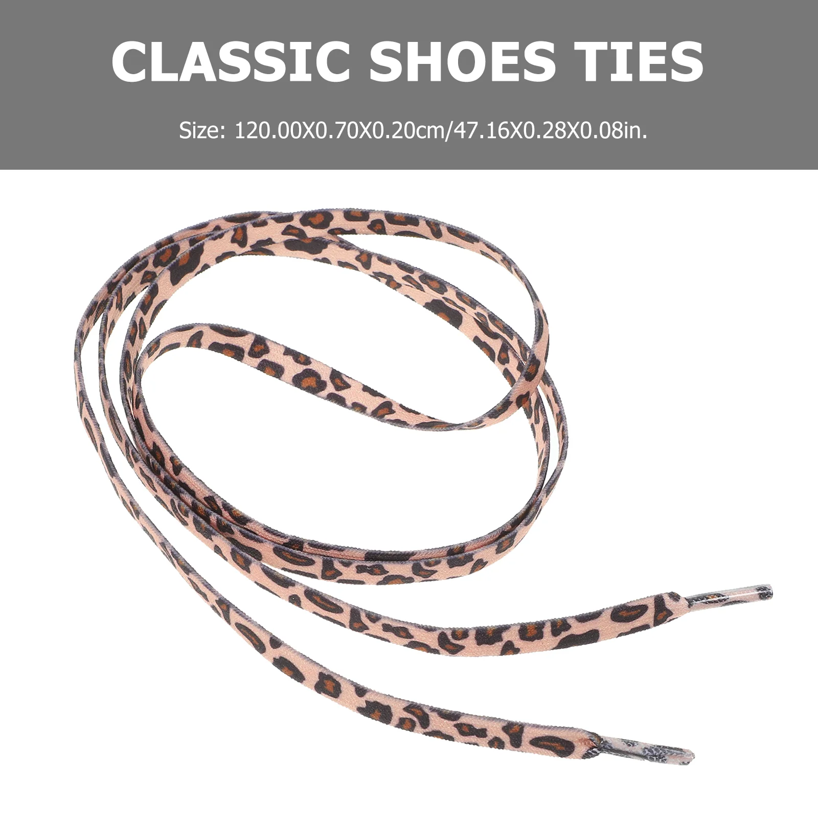 Thick Cheetah Shoe Laces Leopard Durable Shoelaces Dots Shoes Accessories Work Men Footwear